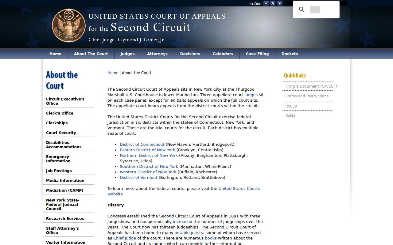City of Milford court records Second Circuit court overview